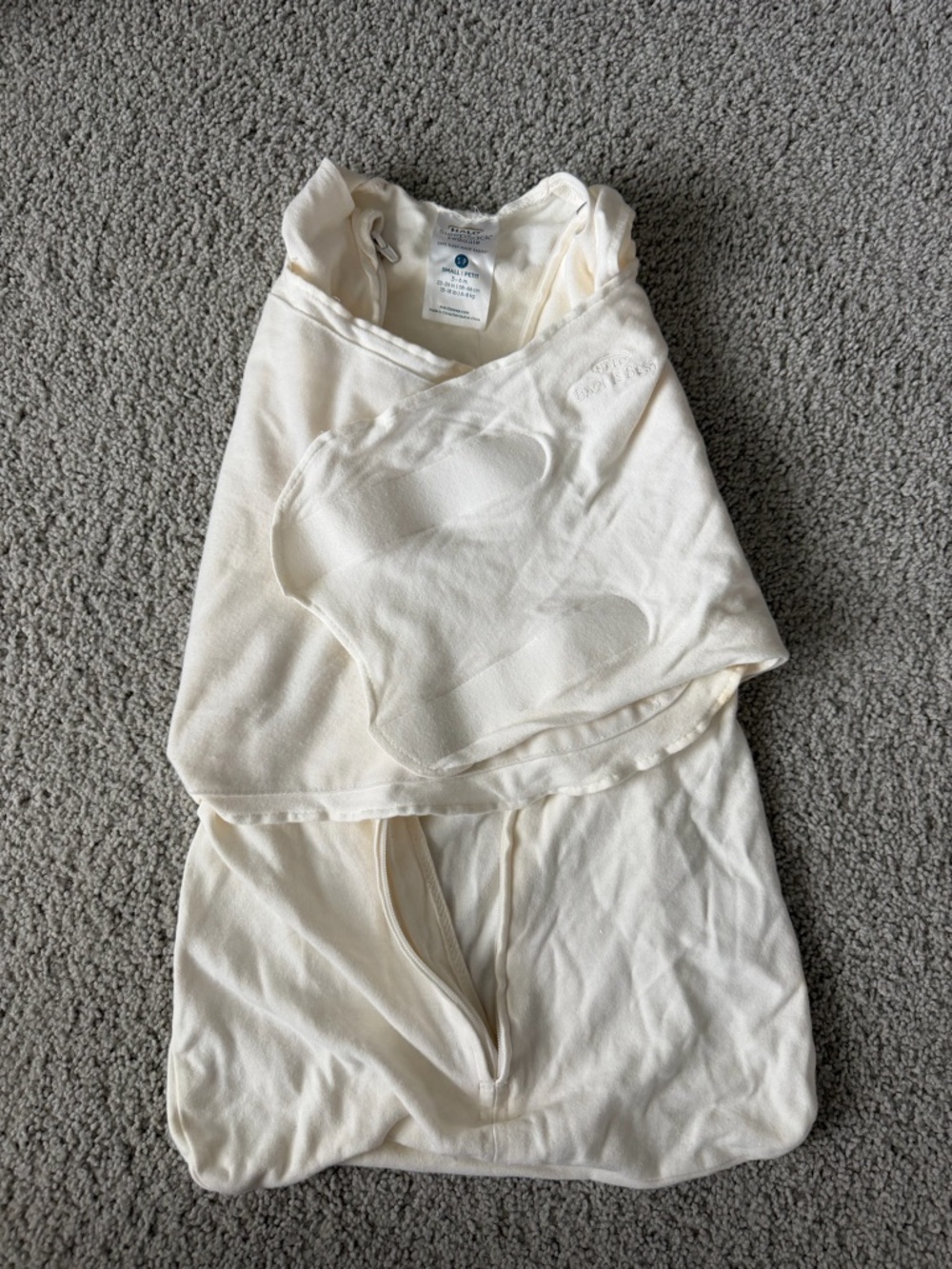Halo Ivory Swaddle Sleep Sack - Cream White